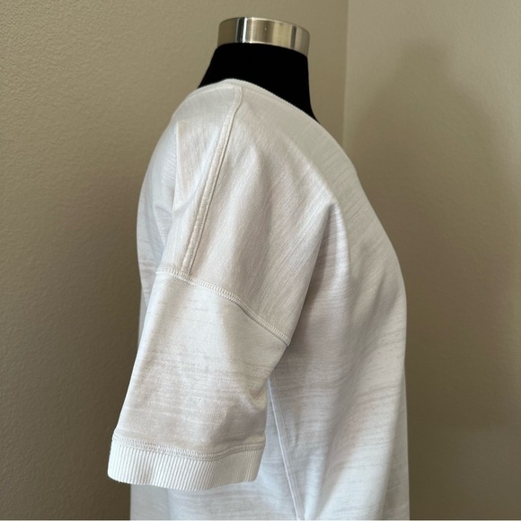 Lululemon Mudra Sweatshirt Righteous Stripe White Size 8 - Picture 9 of 14